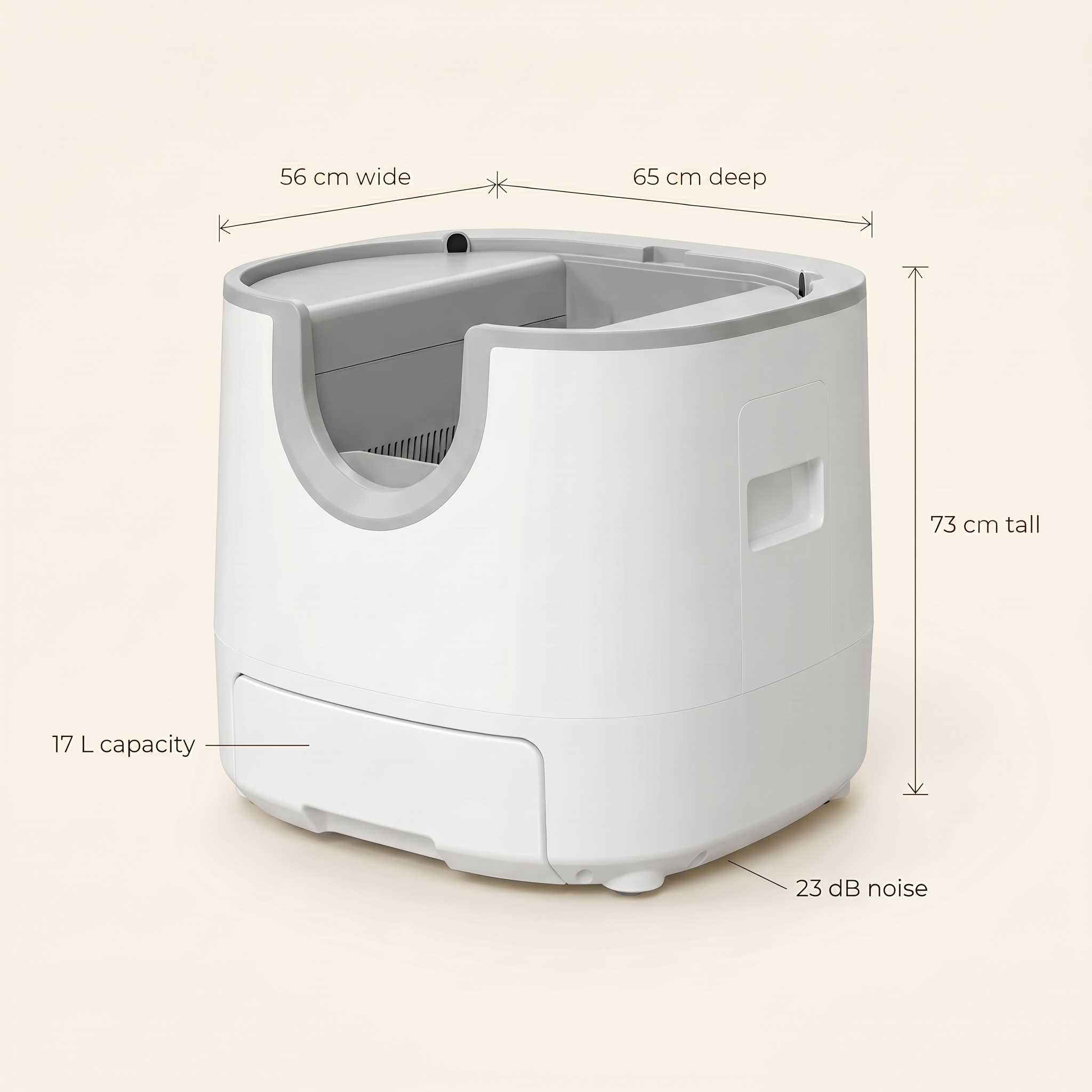 BeCat self-cleaning litter box