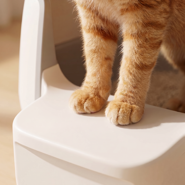 pdp: close-up of paws on the clean entry platform