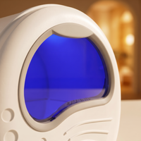 BeCat self-cleaning litter box - close-up of the rotating spherical drum