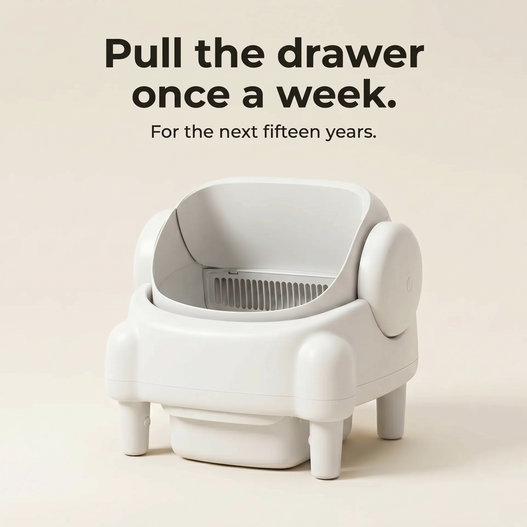 BeCat self-cleaning litter box