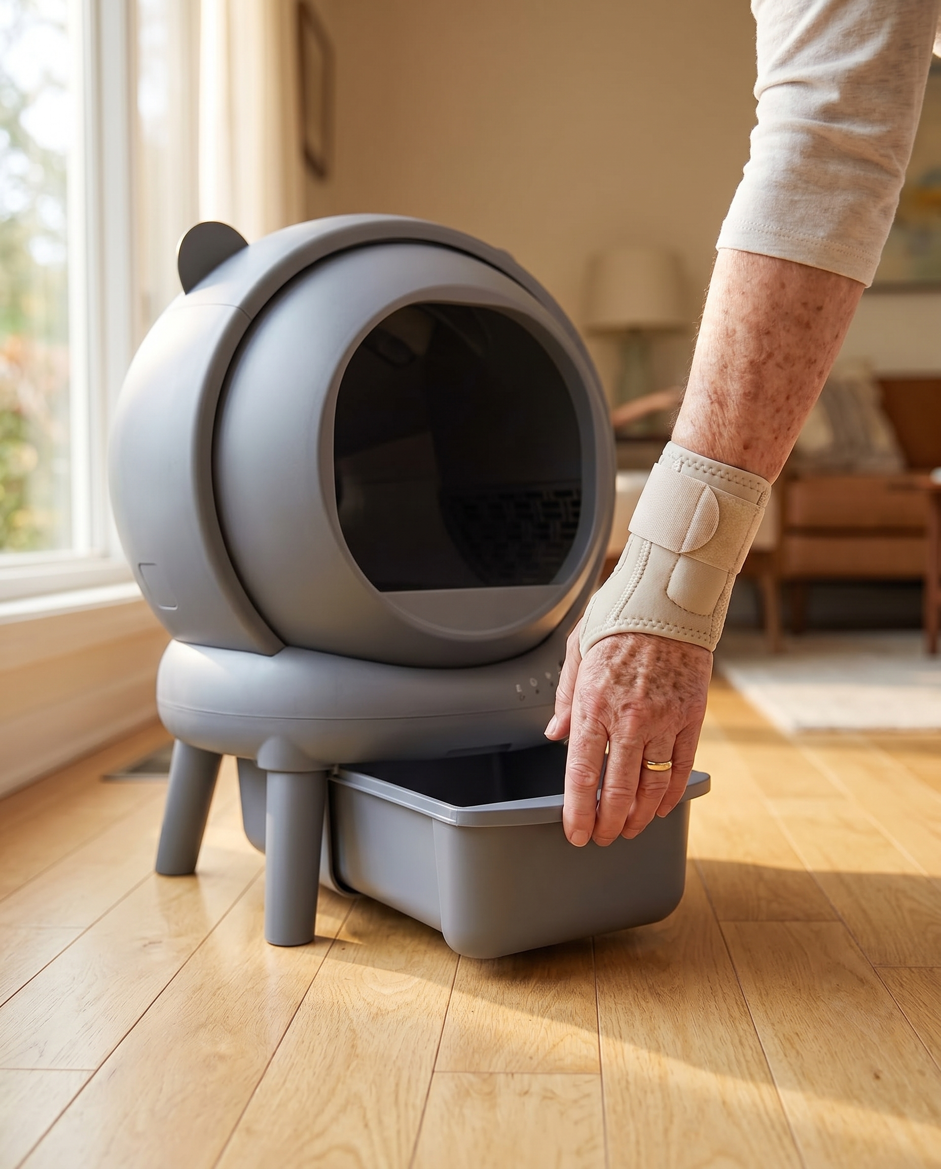 BeCat self-cleaning litter box
