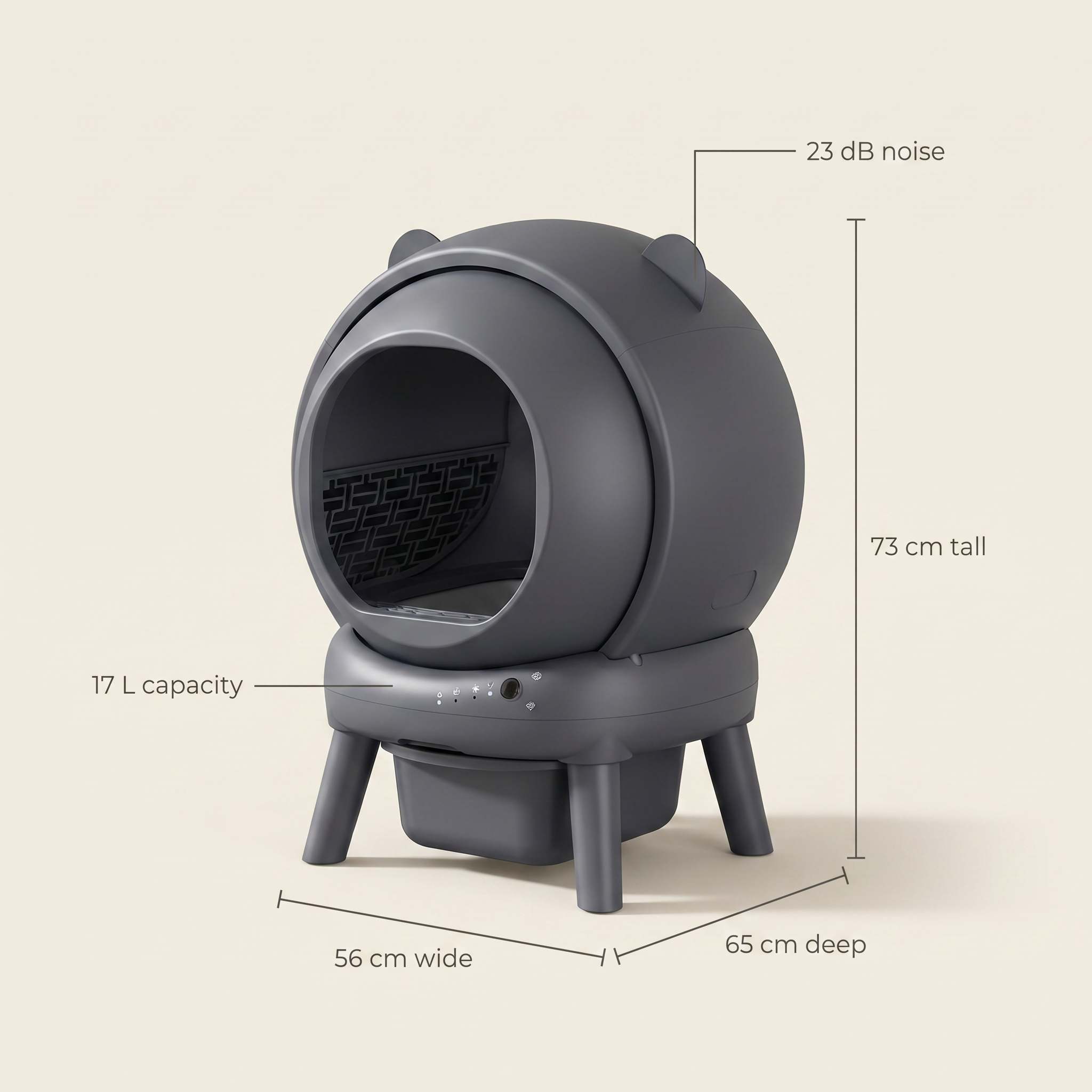 BeCat self-cleaning litter box