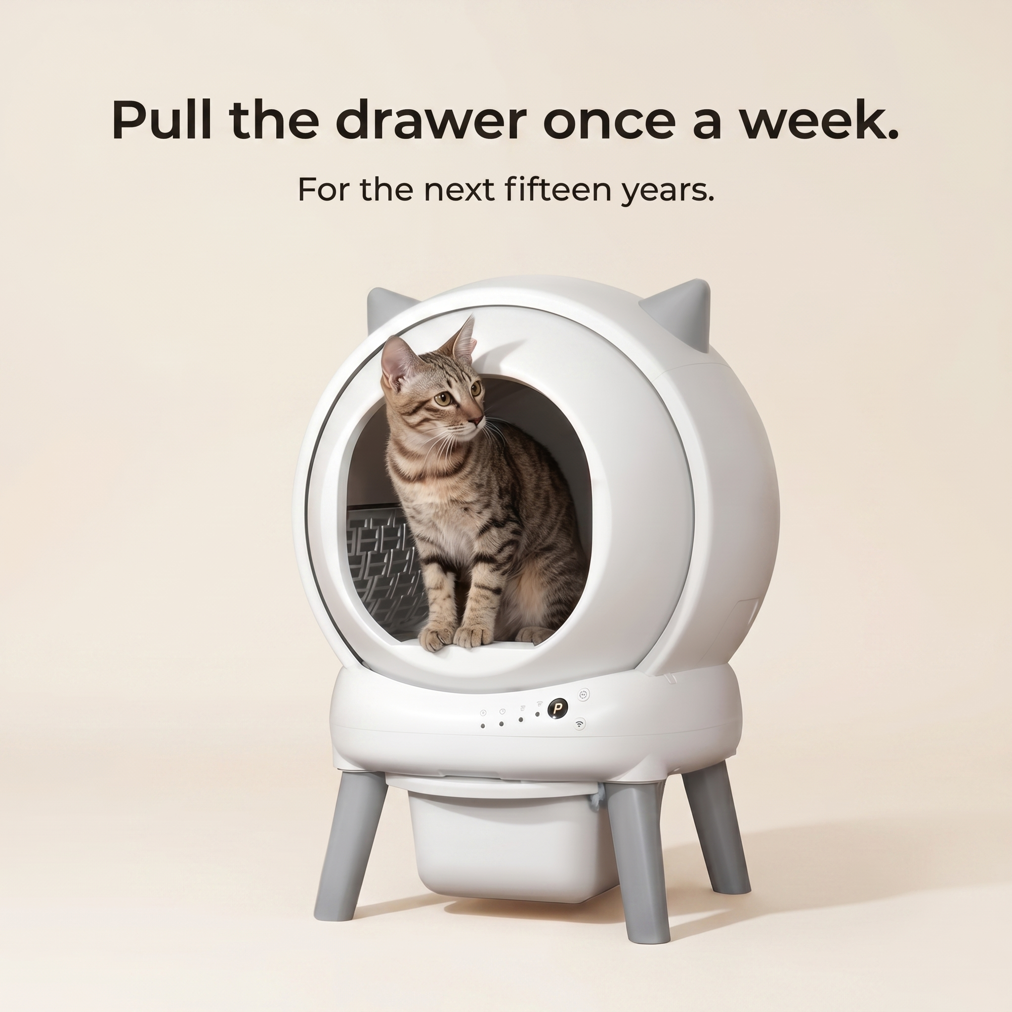 BeCat self-cleaning litter box