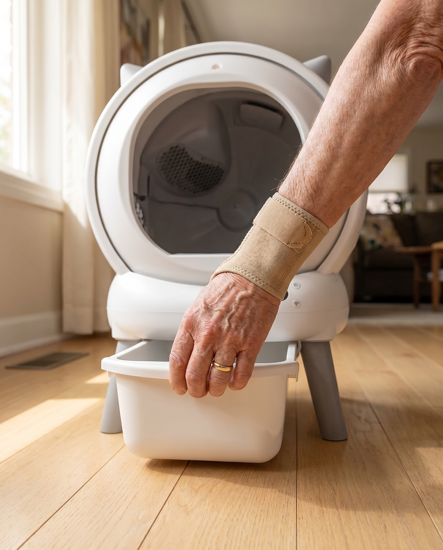 BeCat self-cleaning litter box