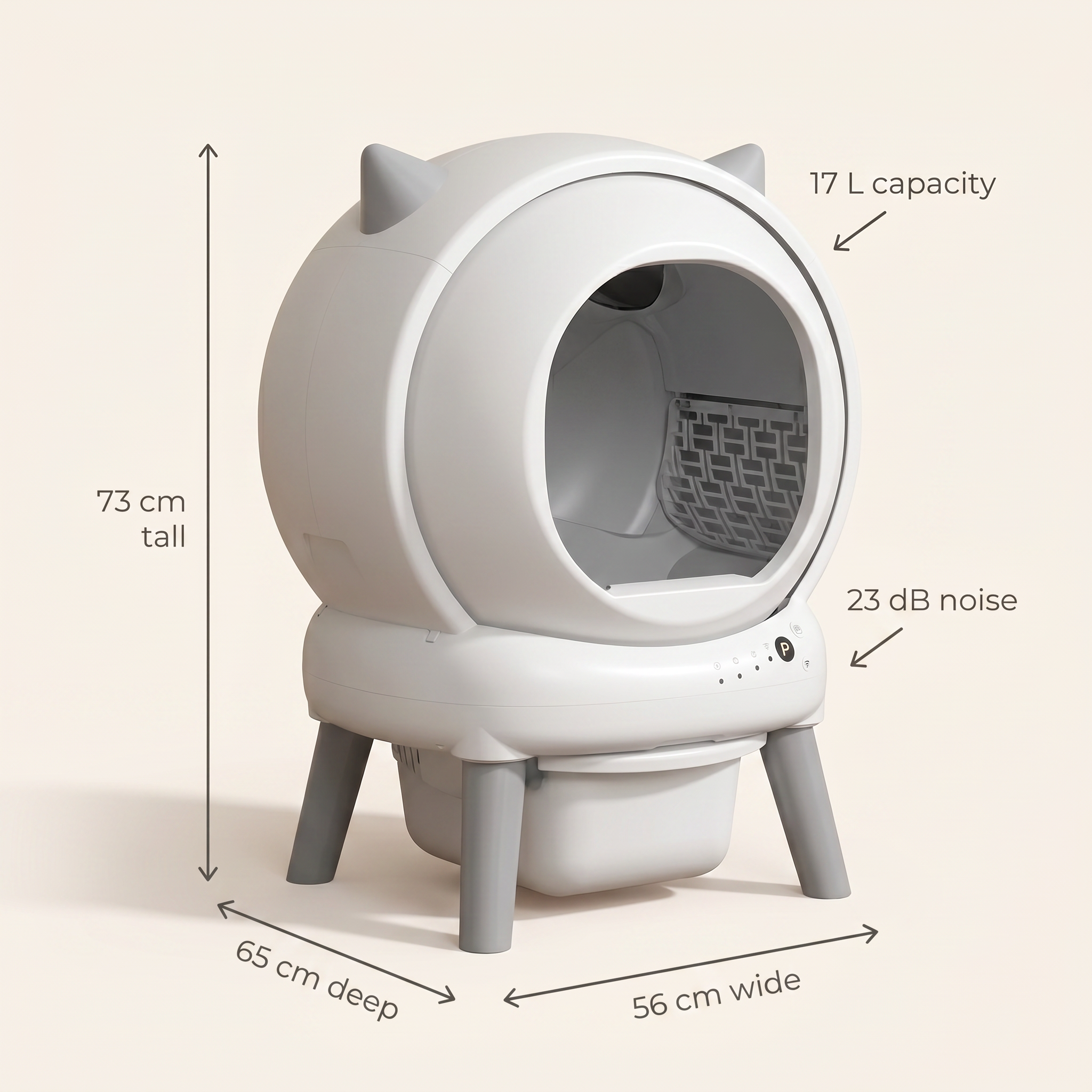 BeCat self-cleaning litter box