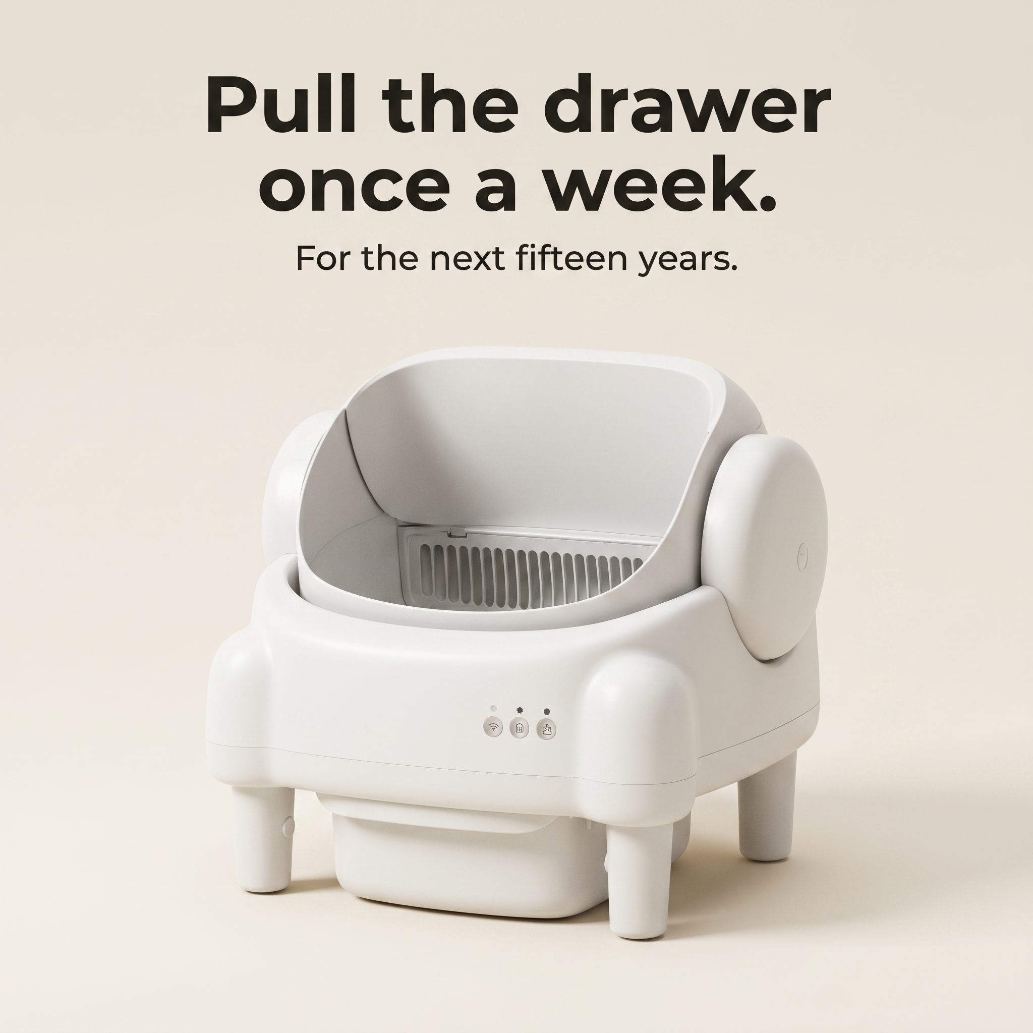 BeCat self-cleaning litter box