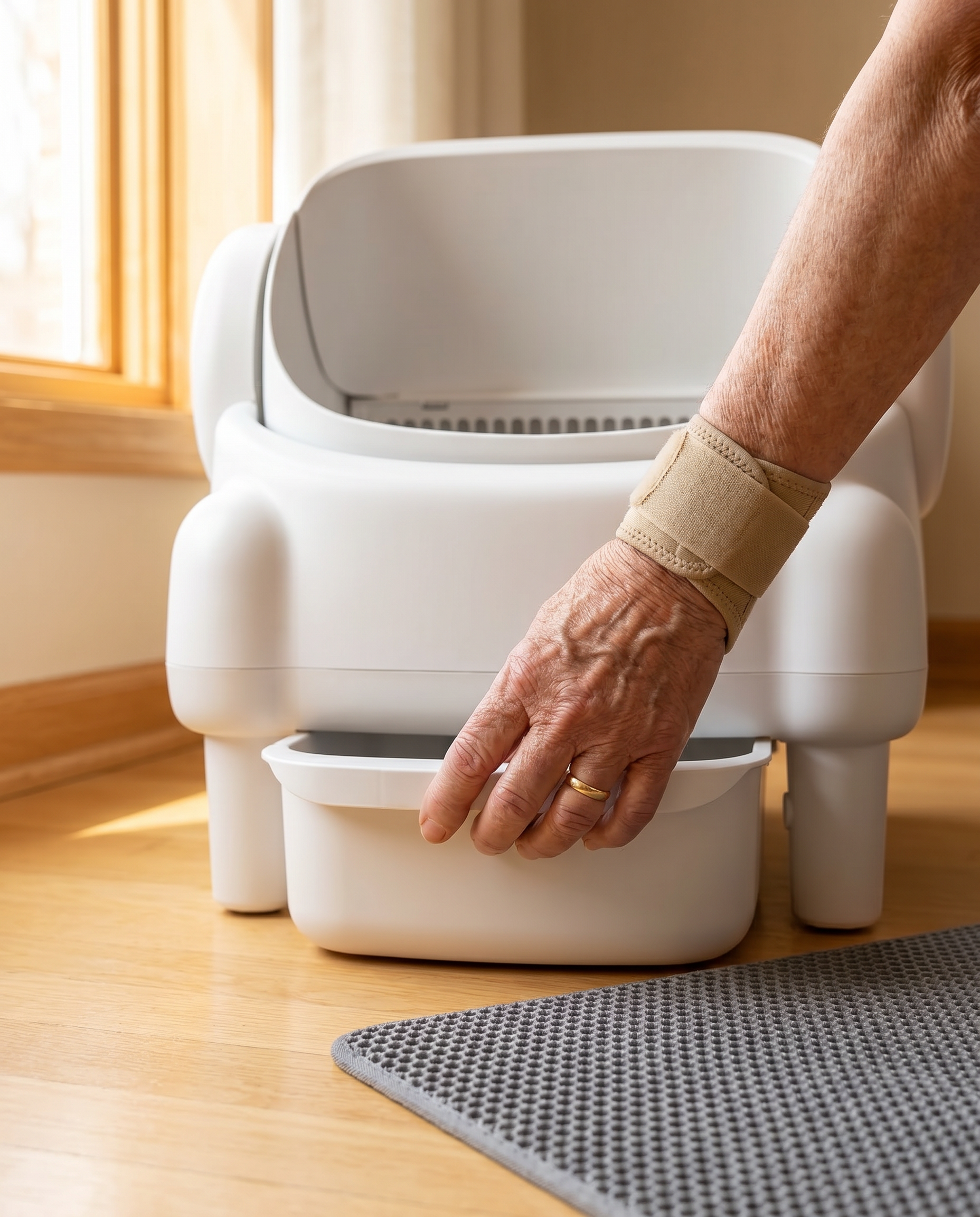 BeCat self-cleaning litter box