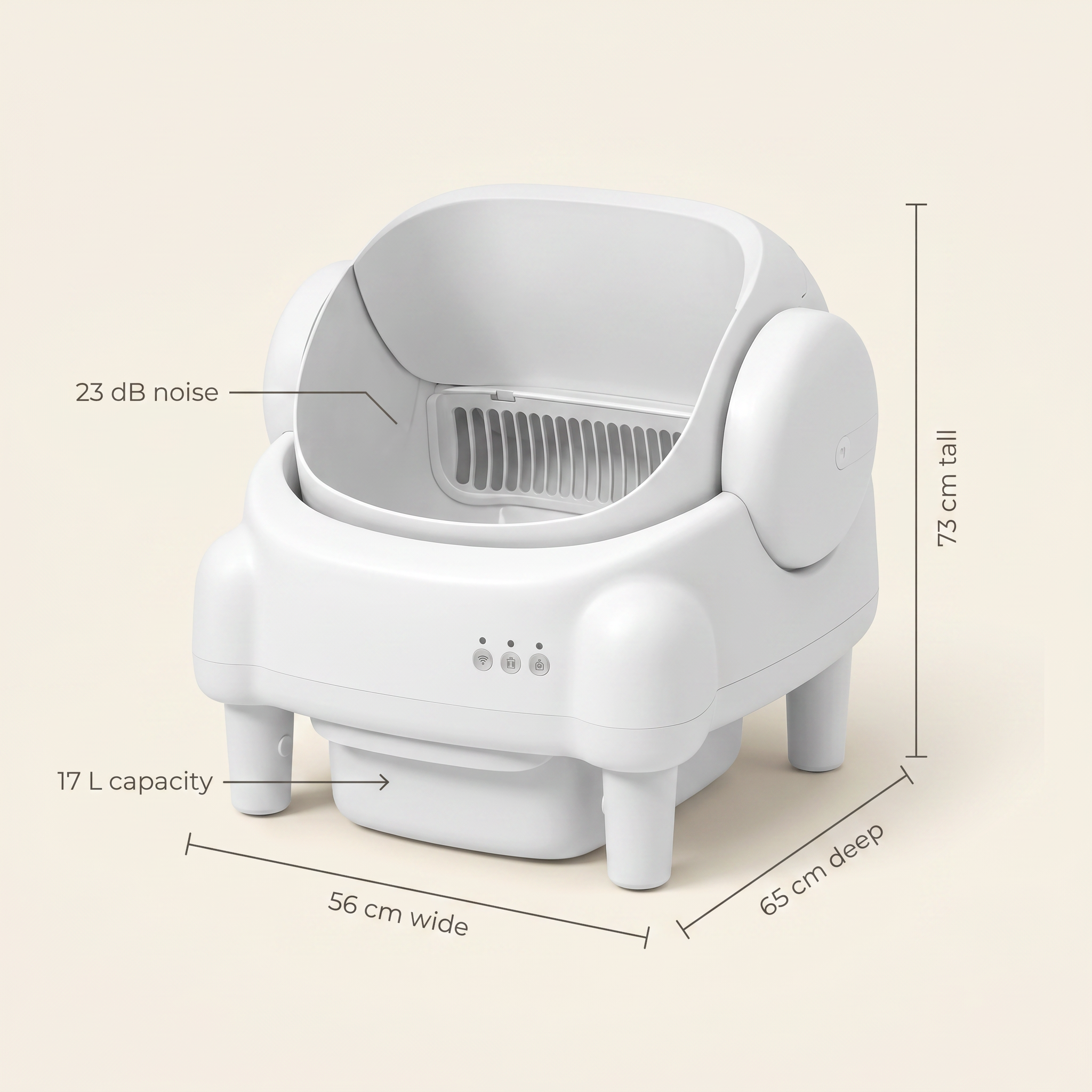 BeCat self-cleaning litter box