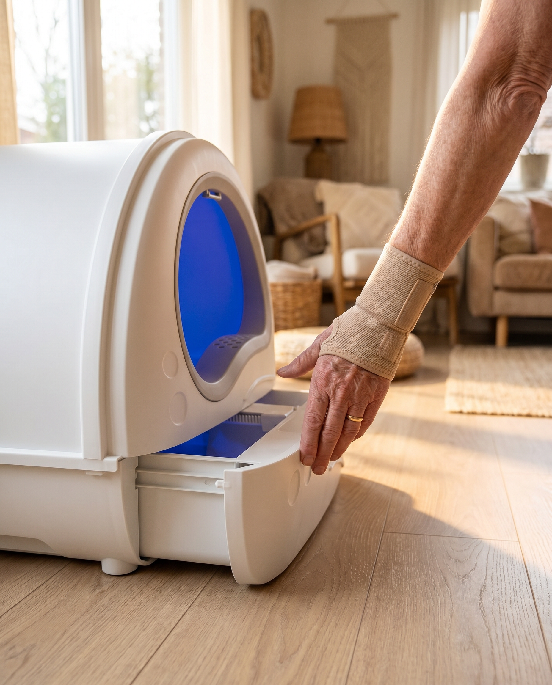 BeCat self-cleaning litter box