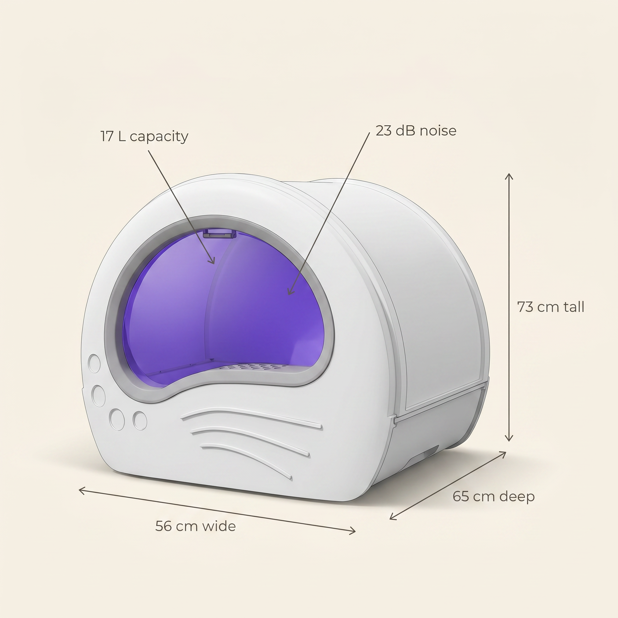 BeCat self-cleaning litter box